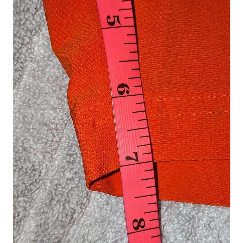 All in Motion Hybrid‎ Shorts Mens Medium Orange Athletic Golf Casual NWT